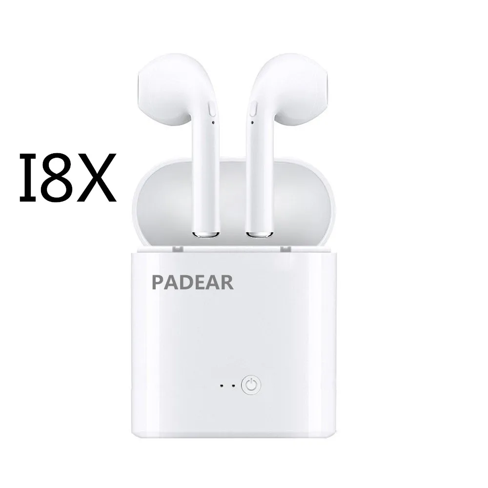 i8x Padear mini X 2 Bluetooth гарнитура наушники беспроводные наушники не i11 i10 i11 для Iphone Android X xs RS Sumsung - Цвет: i8x
