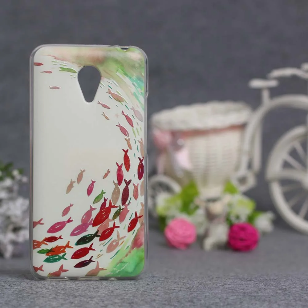 for Meizu M2 Note Silicon Case 5.5 inch Paiting Back Soft TPU Cover For Meilan 2 M2Note 5.5&quot Phone Cases |