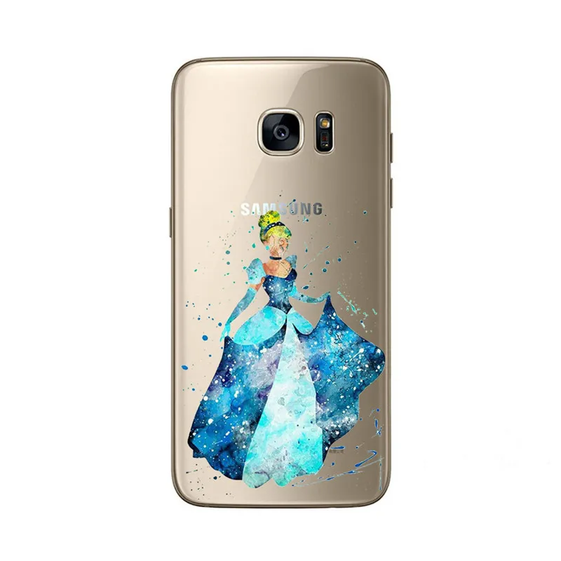 Чехлы для телефонов Samsung Galaxy J7 2016 J710 Симпатичные Рапунцель Белоснежка Русалка