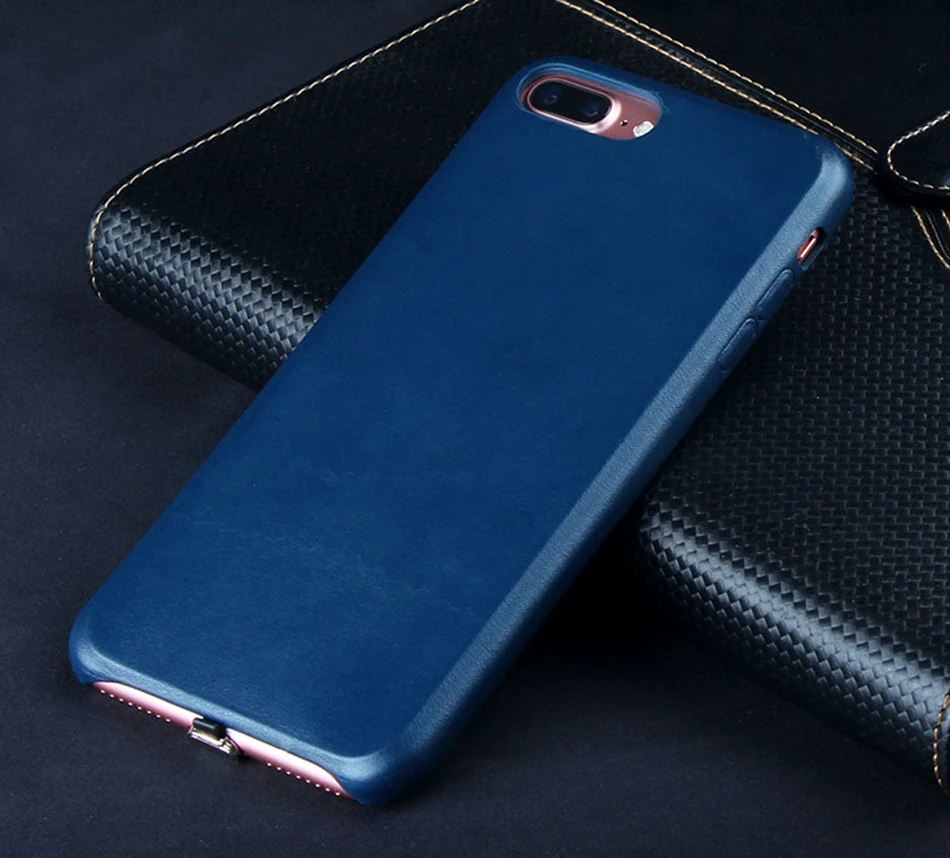 Amstar Qi Беспроводное зарядное устройство приемник чехол для iphone 7 7Plus 6 6Plus 6s 6s Plus кожаный беспроводной зарядный передатчик чехол