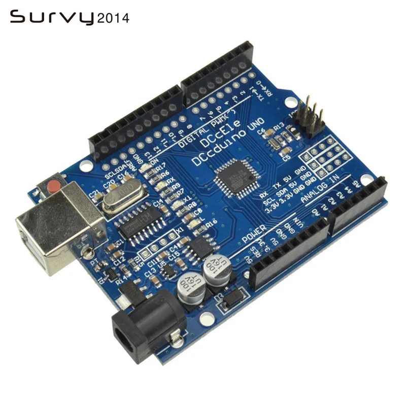 Высококачественный один Комплект UNO R3 MEGA328P для Arduino + USB кабель|Интегральные схемы|