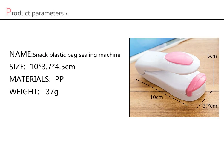 

Portable Bag Clips Handheld Mini Heat Sealing Machine Impulse Bag Sealer Seal Machine Plastic Bags Sealing Househood Tools
