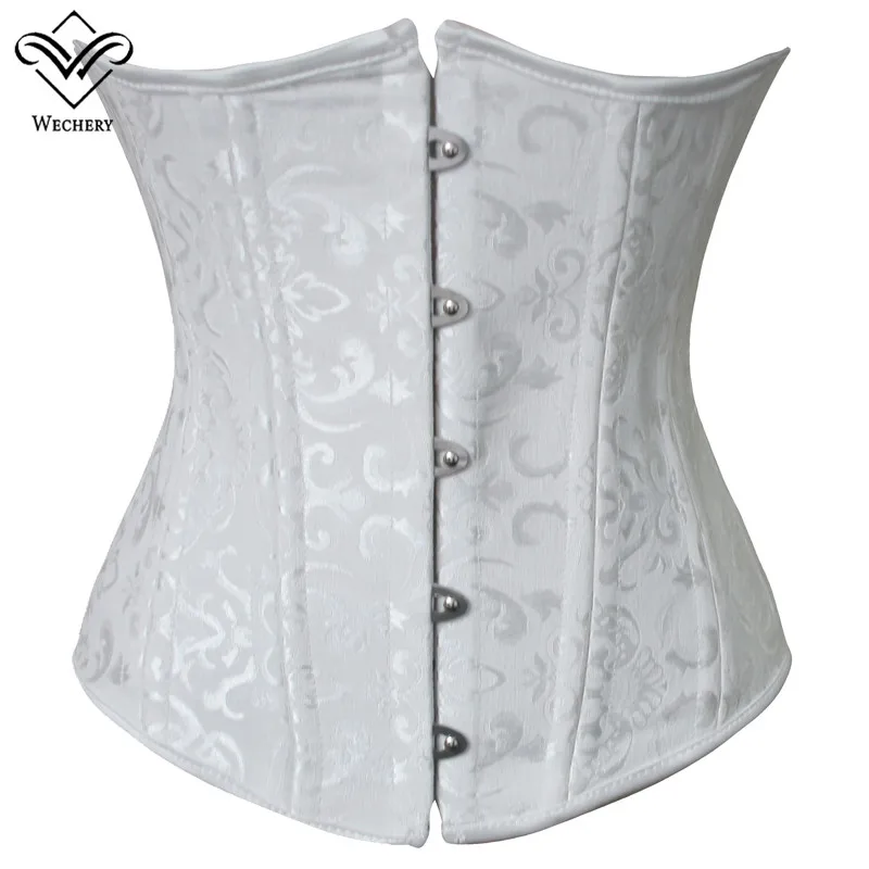 

Wechery Steampunk Corset Sexy Gothic Slimming belly belt Corcepet Lace up Sexy korset Corsage Corsets Waist Trainer Bustiers