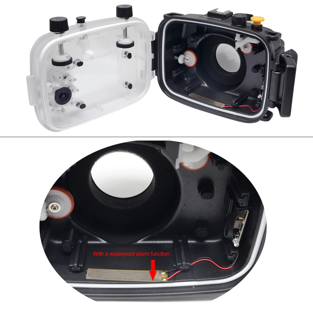Водонепроницаемый чехол для подводной съемки Mcoplus Canon G5X 40 м/130 футов|Сумки