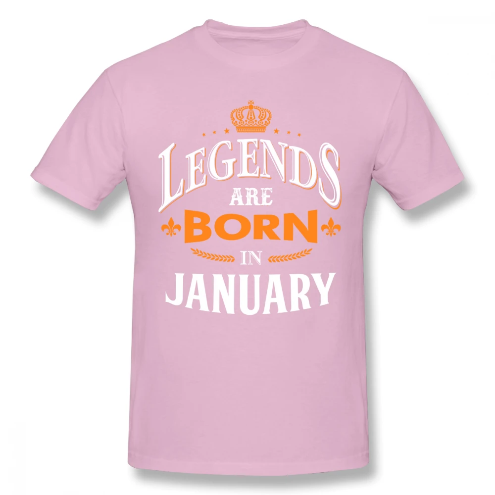 Legends Born In January футболка для мужчин плюс размер 5XL команда Camiseta|Мужские футболки| |