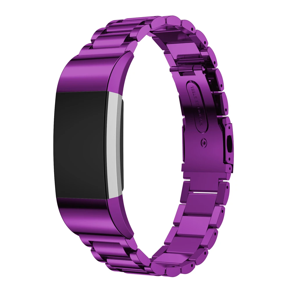 ZENHEO ремешок для часов FitBit Charge 2 Смарт часы ремешок браслет из нержавеющей стали сменный ремешок для наручных часов браслет для женщин/мужчин