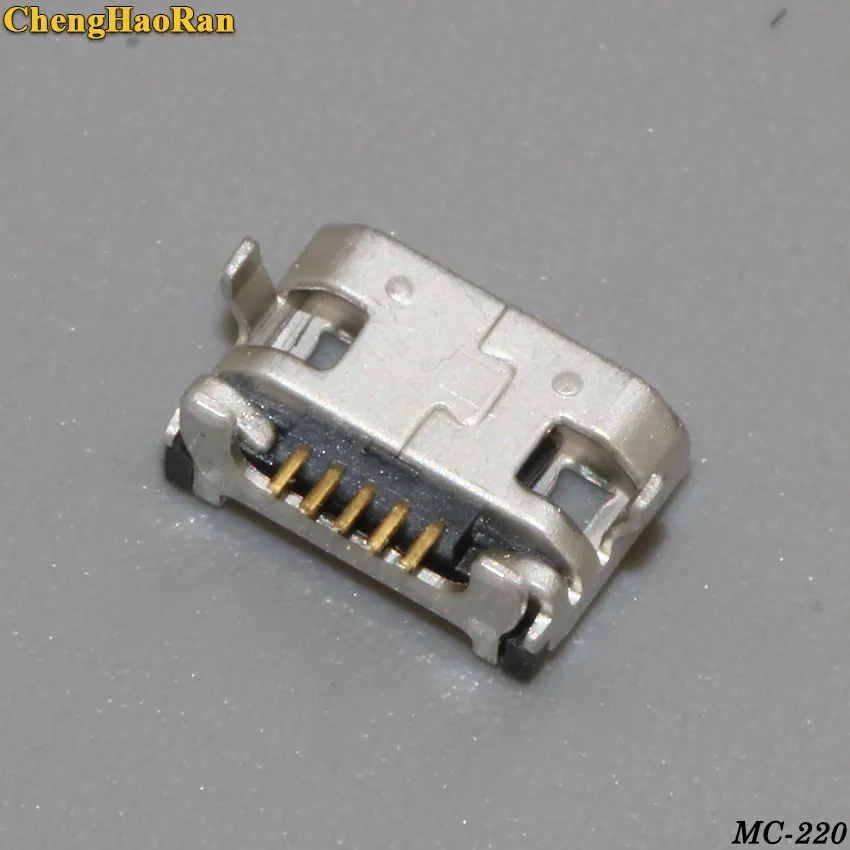 ChengHaoRan 5-200 шт./лот Миниатюрный разъем Micro USB для зарядки Lenovo TAB 2 A10-70 A7600 A3000H 10 1 дюйма |