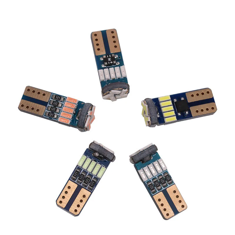 1 шт. T10 W5W led canbus 194 168 5730 t10 Canbus без ошибок 12 В автомобильные лампы индикатор