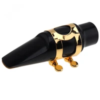 alto sax saxophone mouthpiece musical black instrument accessories with ligature cap and bite block
