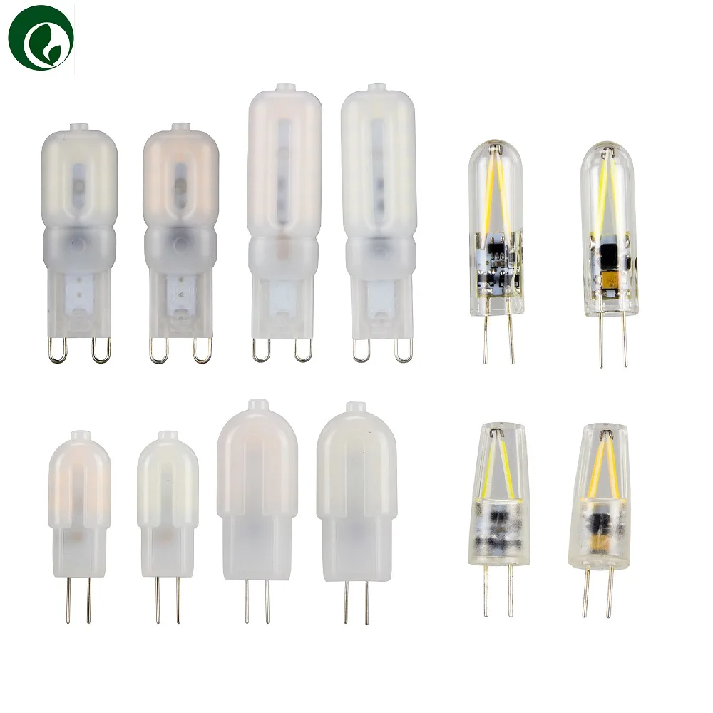 10 шт. мини G4 G9 3 Вт 5 7 SMD2835 Светодиодная лампа AC & DC 12 В 220 светодиодная нить