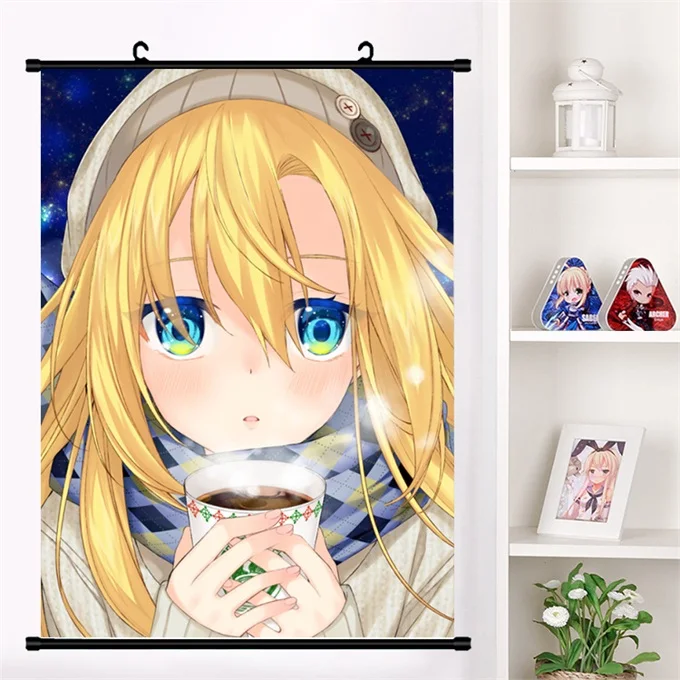 V Аниме Satsuriku no Tenshi Angels Of Death Ray Zack настенные свитки плакат Настенные подвесные плакаты коллекция домашнего декора - Цвет: V