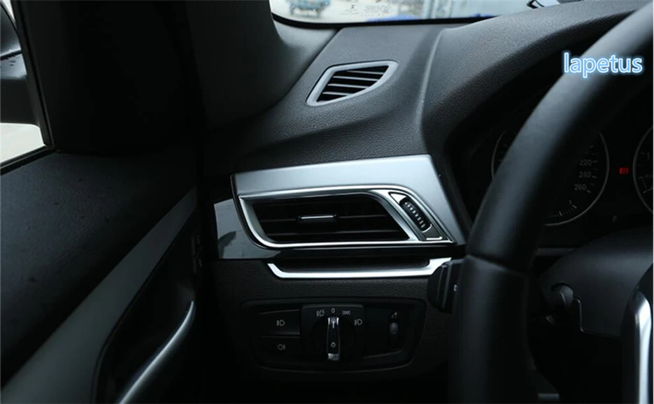 

Lapetus ABS Front Side Air Conditioning AC Outlet Vent Decoration Frame Cover Trim 4 Piece Fit For BMW X2 F39 2018 2019 2020