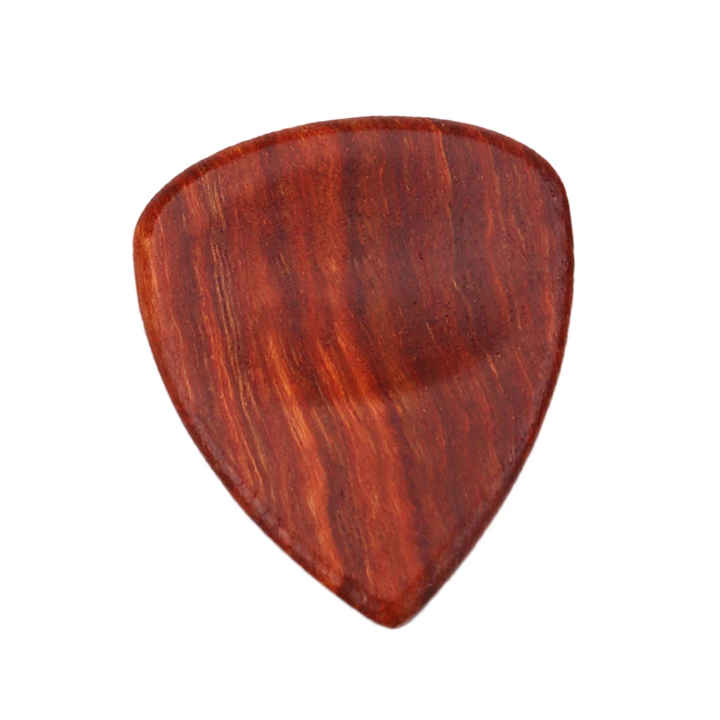 1 Pcs Hearted Shape Guitar Picks Mediator Plectrum Wood Color for Acoustic Bass Accessories 27x 32mm | Спорт и развлечения
