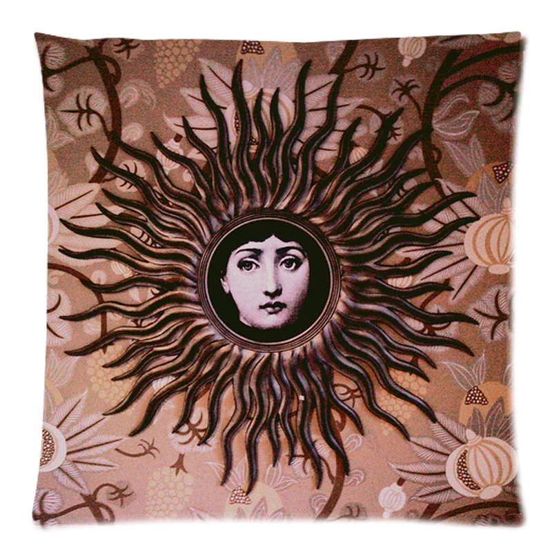 Rosenthal Piero fornasetti работы квадратные напильники со 18X18 дюймов декоративное покрывало для дивана наволочка для дома из хлопка на воздушной подушке cojines чехлы