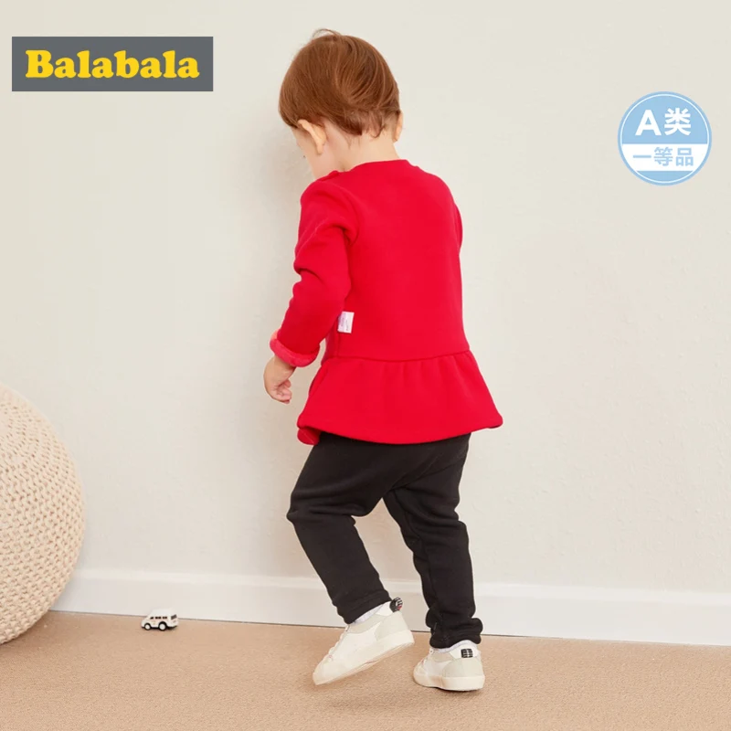 Комплект из 2 предметов для маленьких девочек Balabala теплый свитшот с 3D рисунком