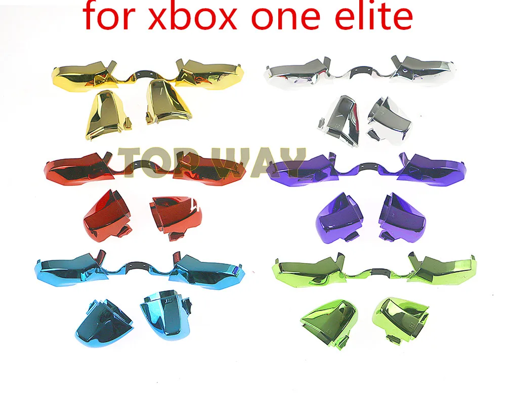 10 шт./лот хромированная сменная Кнопка триггера LB RB LT RT для контроллера Xbox one Elite