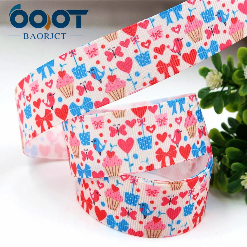 Мультяшные ленты OOOT BAORJCT 176168 25 мм 10 ярдов Термотрансферная печатная корсажная