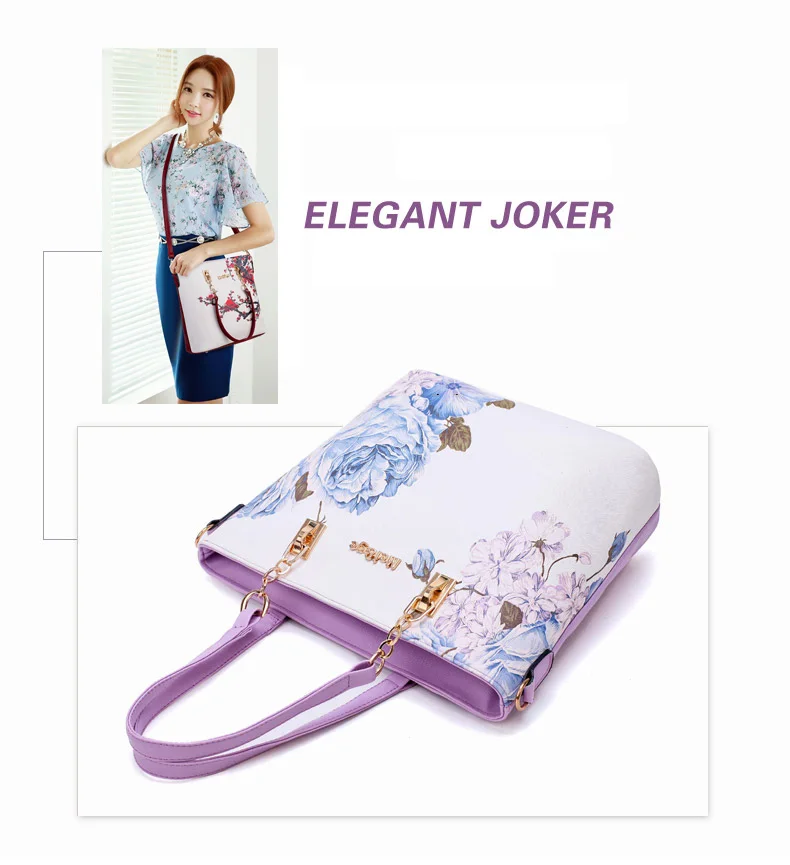 MIWIND New Women Handbag PU Leather Female Bags Fashion Shoulder Bag High Quality 6-Piece Set Designer Brand Bolsa Feminina