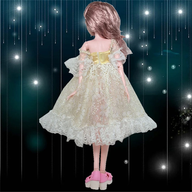 1/3 60 см BJD куклы с одеждой платье принцессы платье 21 подвижные шарнирные куклы игрушки Аксессуары для кукольная юбка Игрушки для девочек