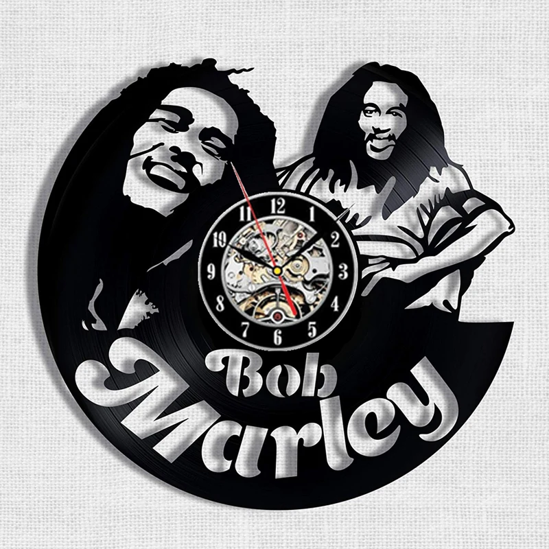 11 Bob Marley 3D настенные часы современный дизайн для гостиной классический винтажный виниловый рекорд часы настенные часы искусство украшение дома 12 дюймов - Цвет: 11