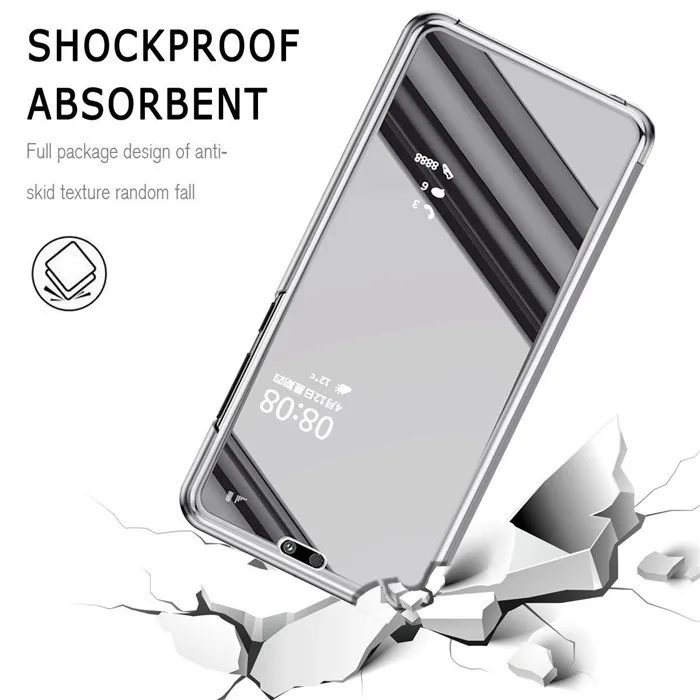 For Xiaomi Redmi Note 6 7 8 Pro 8T 6A 7A 8A View Mirror Flip Leather Case for Mi A2 A3 Lite 9 9T 10 K20 CC9 9E CC9 Pro Mi10