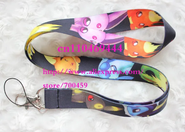 Оптовая продажа-НОВЫЕ 10 шт. черный Мультфильм Мелких животных Шеи Шнурки для