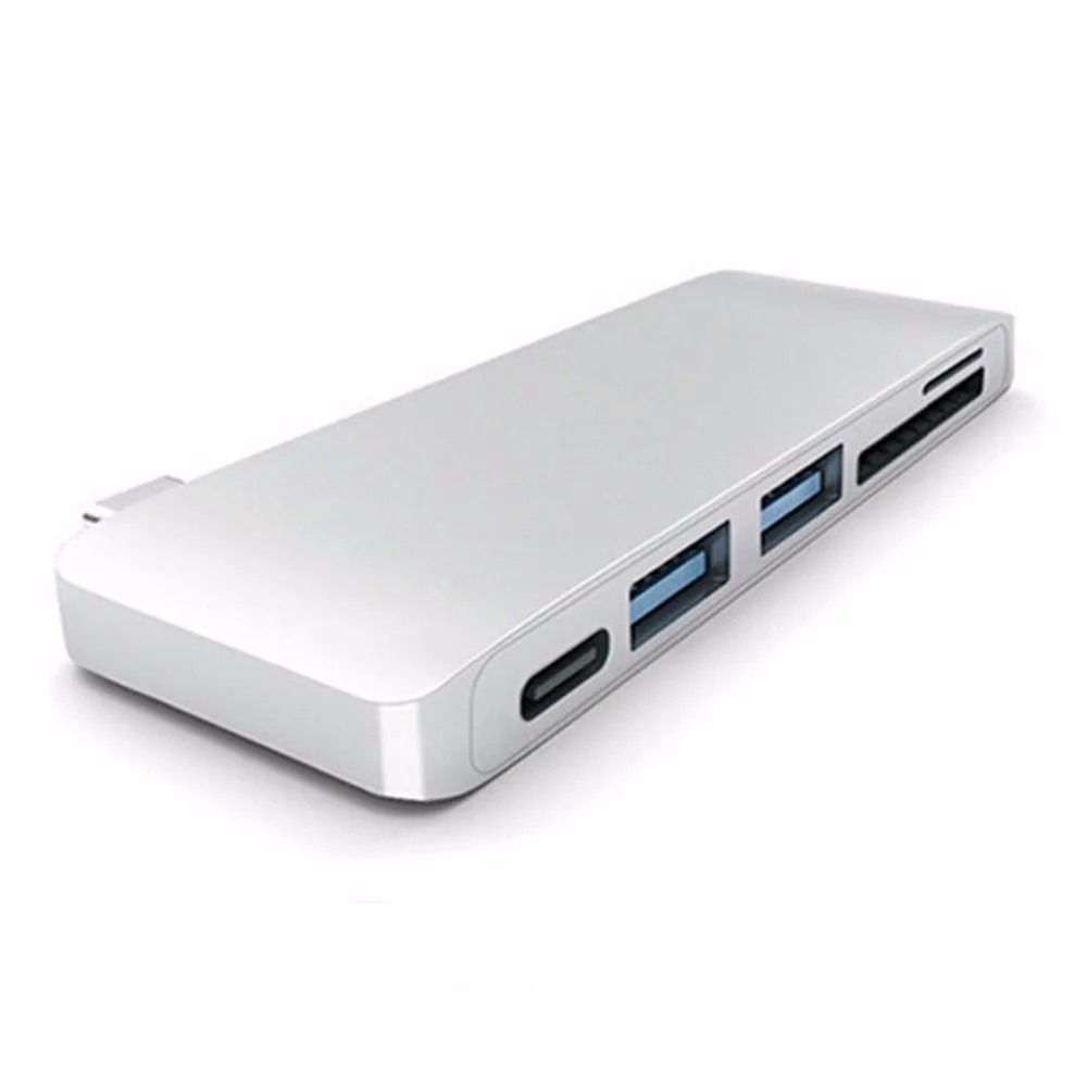 (Q) Аксессуары для ноутбука USB 3 0 Type C концентратор внешний 5 портов сплиттер с микро