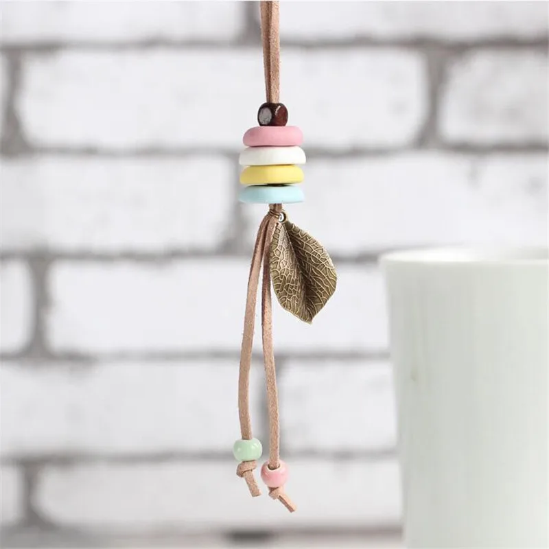 Brokenstone Этническая творчески керамическая женщины ожерелье старинных|necklace