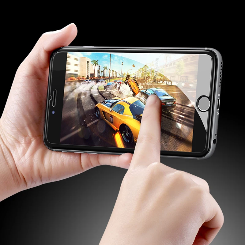 2.5D 9H Премиум пленка из настоящего закаленного стекла для iPhone X 5 5S 6 6S 7 8 Plus 7plus