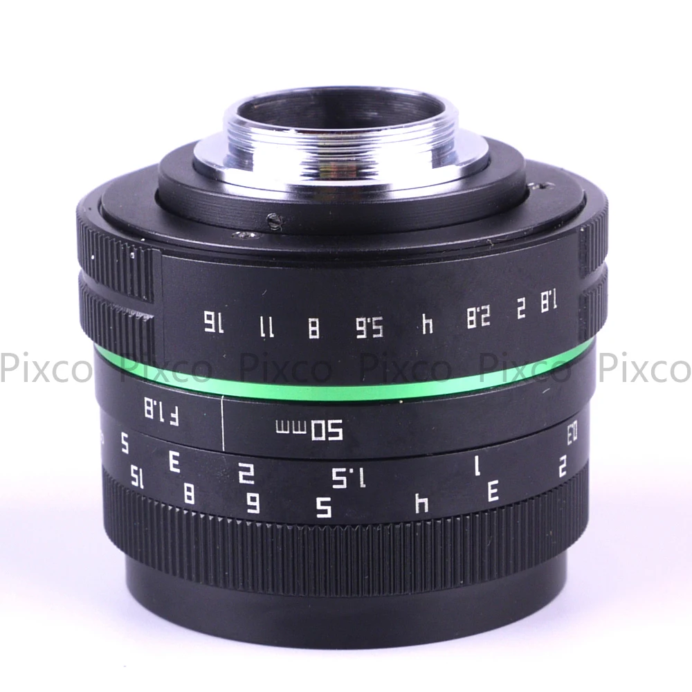 Объектив камеры C Mount camera 50 мм F1.8 APS-C tv объектив/cctv объектив подходит для 16 мм C Mount camera 50 мм F1.8 черный