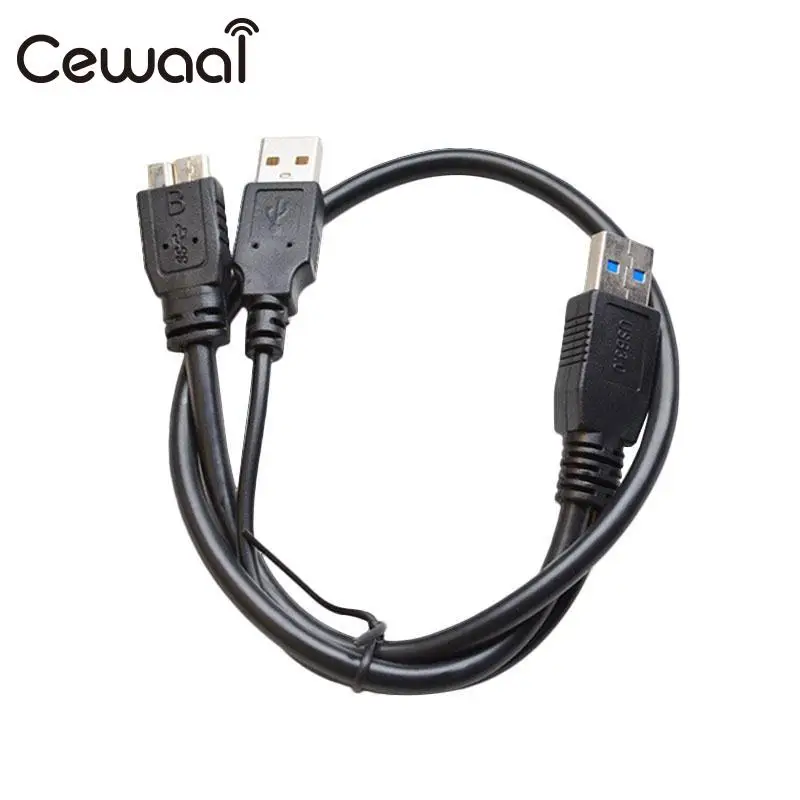 CEWAAL мобильный жесткий диск линия передачи данных 62 см USB3.0 двойной USB Мобильный HDD