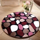 Коврики с узором из булыжника для домашнего декора, коврики для пола, коврики для ванной, круглые Противоскользящие коврики для ванной, коврики для туалета, коврики для туалета