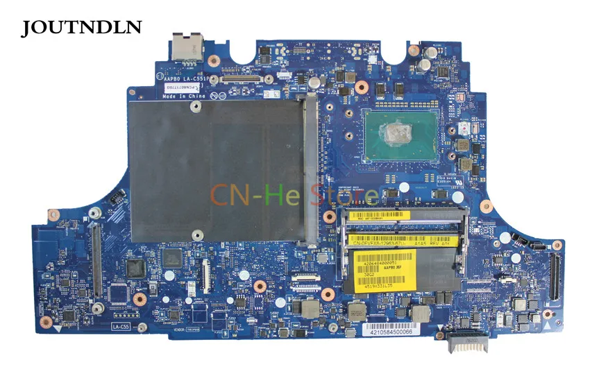 JOUTNDLN для DELL Precision 17 7710 Материнская плата ноутбука FVFX8 LA C551P 0FVFX8 CN с i7 6820HQ