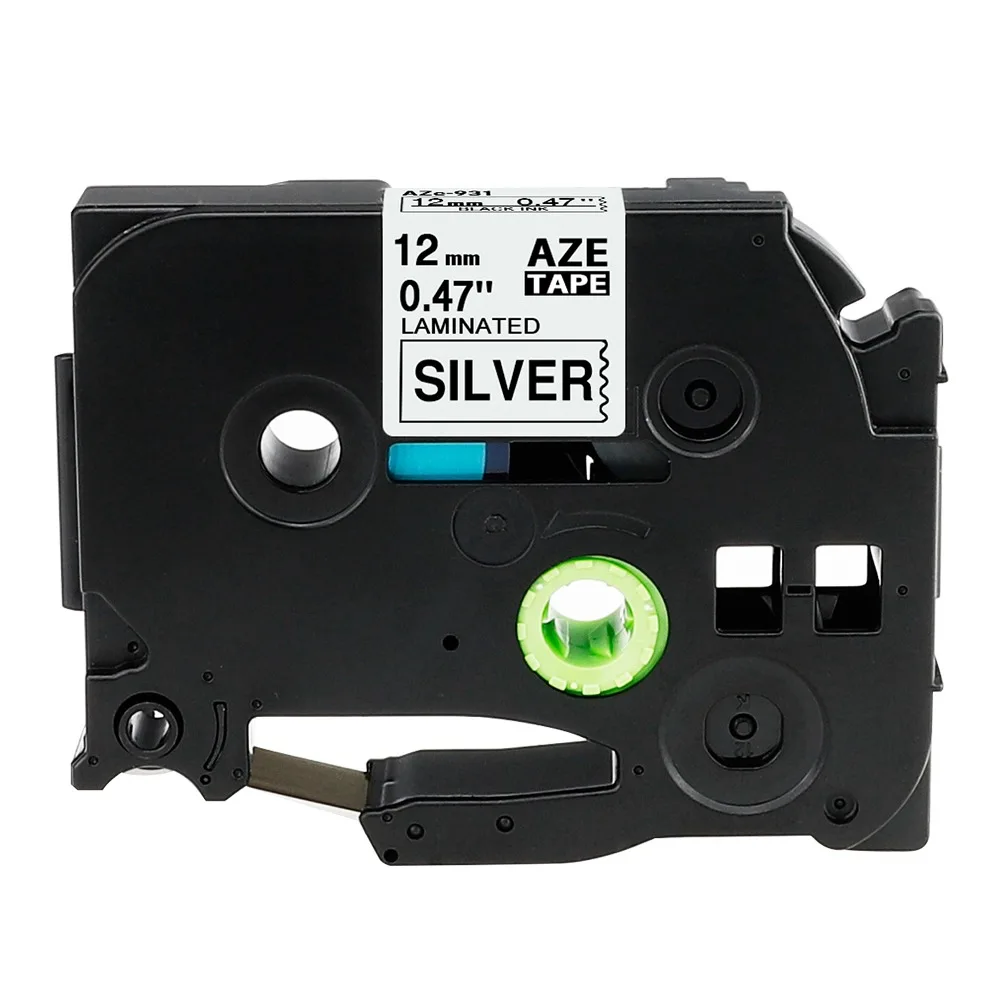 Black on Silver Fimax TZe-231 tze231 смешанный цвет Совместимость для Brother P-touch производители этикеток TZe231 Tze335 TZ431 Tze334 Tze431 Tze131 Tze631 - Цвет: Black on Silver
