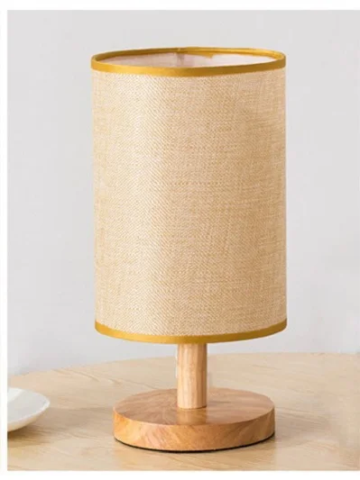 Современная настольная лампа Forbic Bedlamp ночник для спальни тафлампа для гостиной ночной Светильник ламинария де меса абаджур Para Quarto - Цвет абажура: Yellow