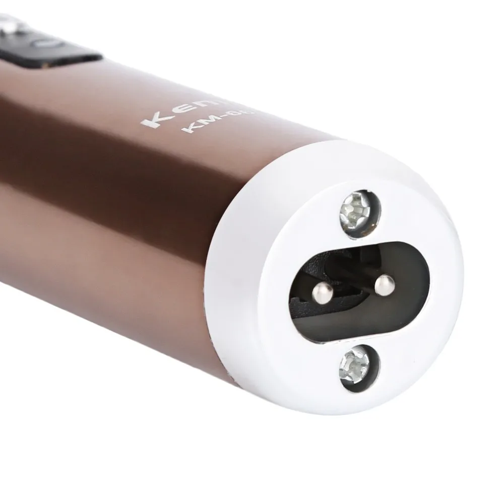 Мода Нос Волос Триммер Электрический Бритья Kemei Моющийся Аккумуляторная