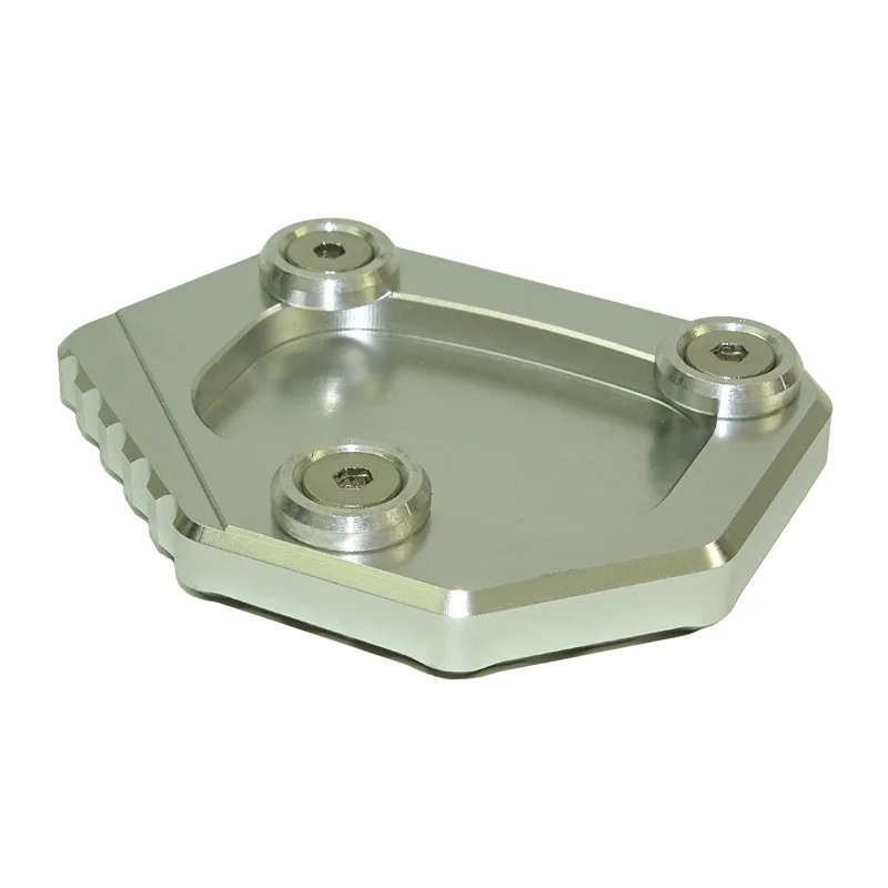 Waase для Honda XLV 600 650 700 TRANSALP/DOMINATOR NX 650/FMX 650 подставка для ног подножка сбоку расширение pad Поддержка пластины - Цвет: Silver