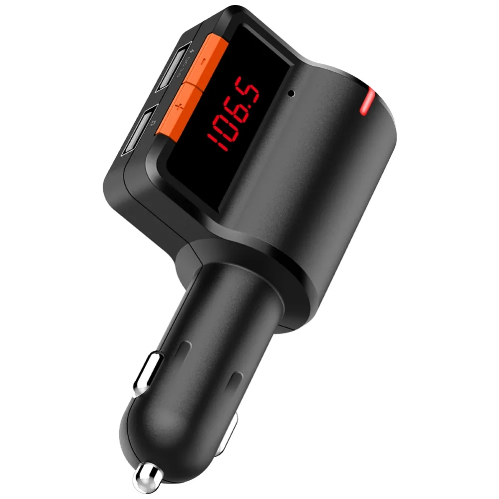 Jilang FM модулятор передачи Bluetooth автомобильный комплект MP3 плеер двойной USB QC3.0