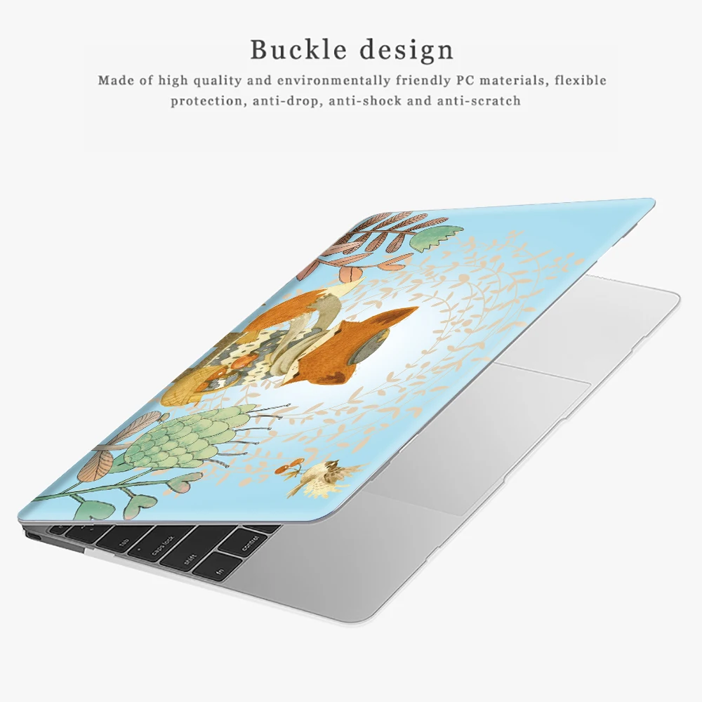 Жесткий Чехол для ноутбука MacBook Air 11 Pro 15 Retina 12 16 чехол с новой сенсорной панелью