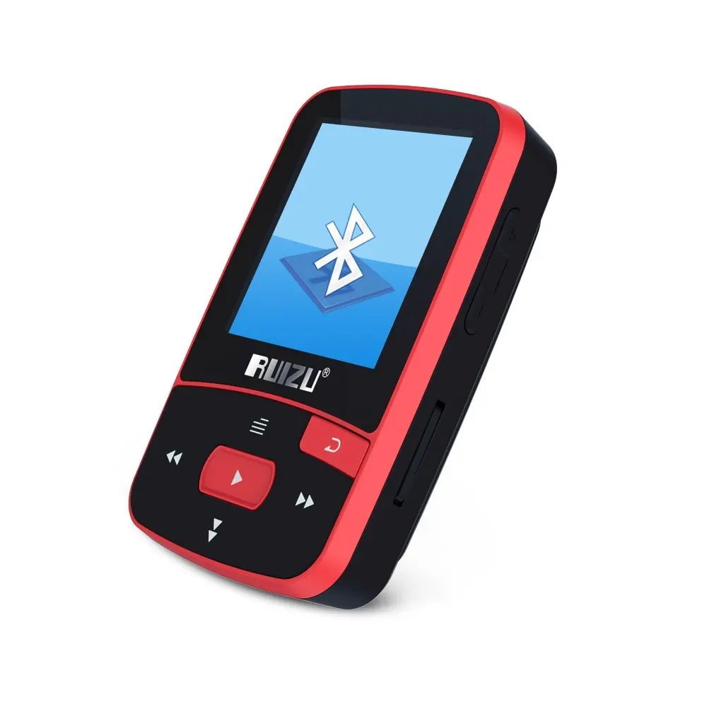 RUIZU X50 8GB Bluetooth MP3 музыкальный плеер спортивный зажим защита от пота Walkman качество