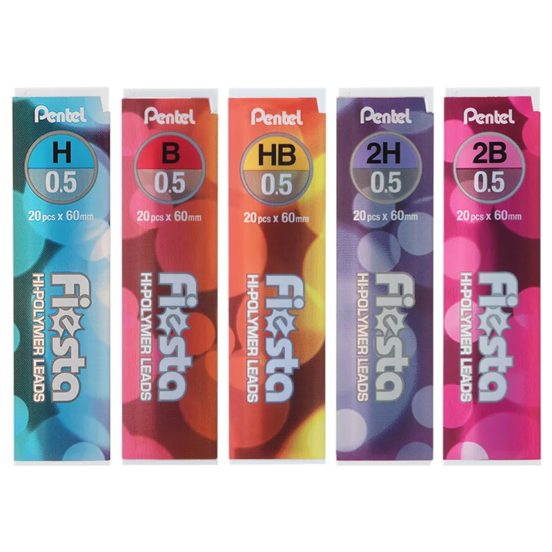 Pentel C235 Ain Hi Polymer 0 5 мм сменные наконечники для механического карандаша супер