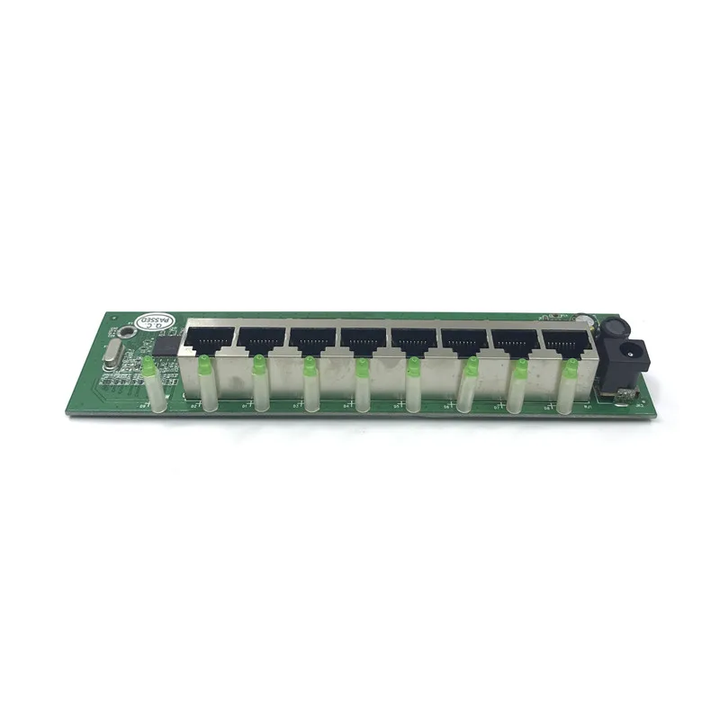 OEM 10/100 Мбит/с RJ45 8 портов Быстрый Ethernet коммутатор модуль Lan Hub US EU вилка 5 в адаптер