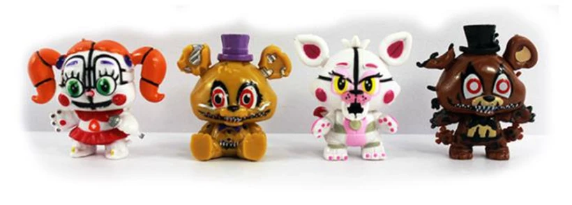 1 шт. Мультяшные фигурки Five Nights At Freddy's, Бонни, медведь лисица, Фредди, ПВХ Модель, детская Подарочная игрушка