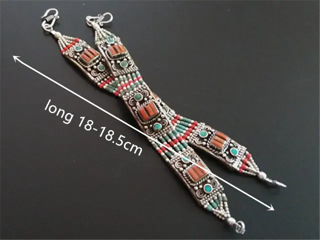 BB-474 индийские модные болливудские Браслеты Медь инкрустированные красочный камень браслет с застежкой
