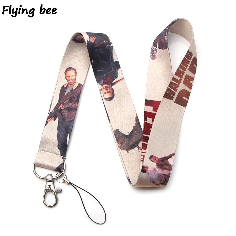 Брелок Flyingbee Ходячие мертвецы милый мультяшный шнурок для телефона модный