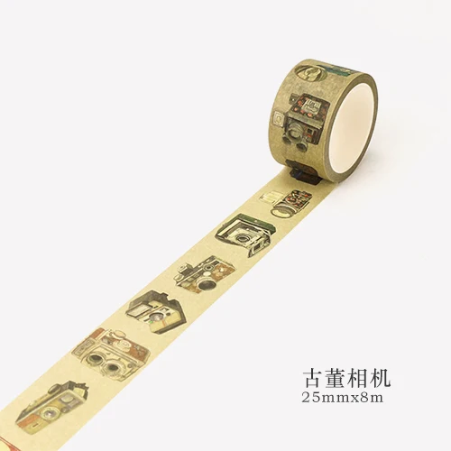 Ретро вещи лента для декорации Washi клейкая лента DIY Скрапбукинг Стикеры этикетки клейкая лента - Цвет: 05