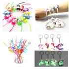 Резиновые украшения в виде единорога из серии Единорог, украшения для вечеринки на день рождения, детские подарки, украшения для детского праздника