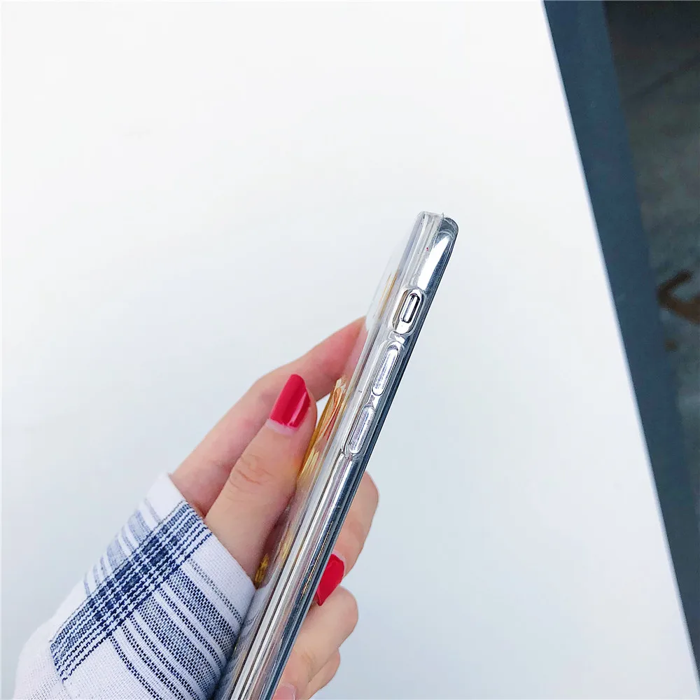 Universe Epoxy Phone Case For iPhone 6 6s 7 8Plus X XS MAX Fashion Cute 3D Planet Moon Star Transparent Soft TPU Back Cover Gift |