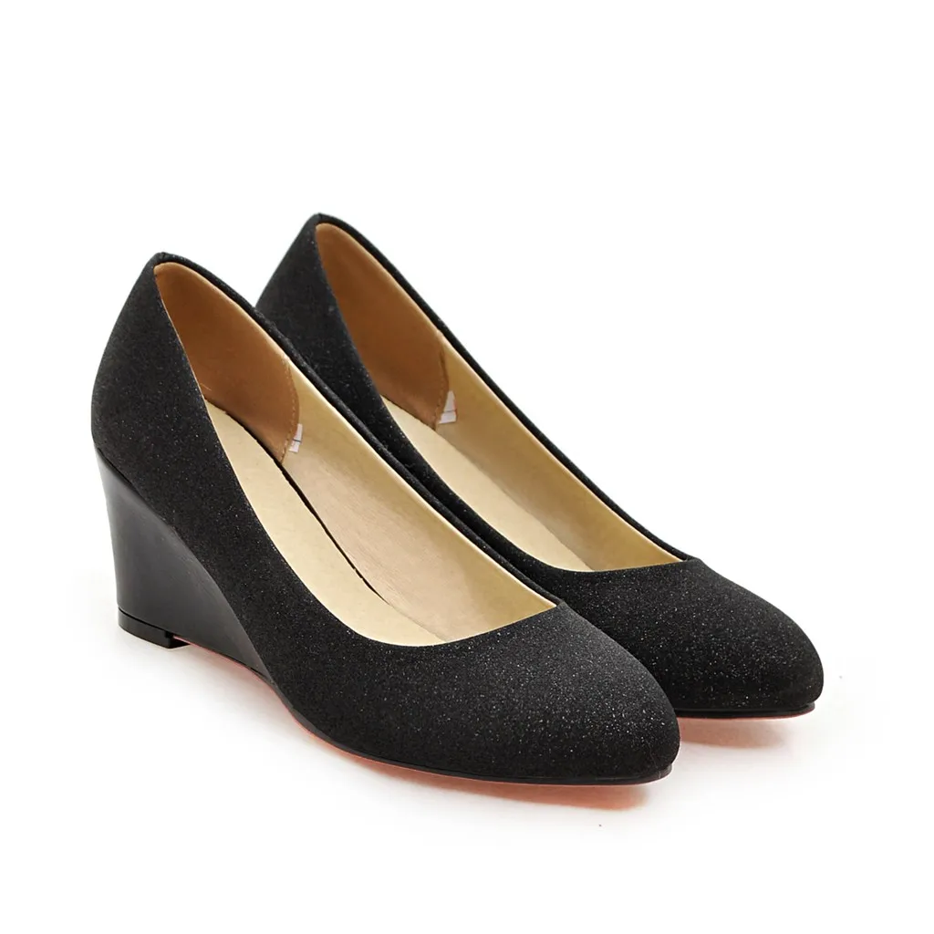 Блестящие летние туфли 2017 г. Женская обувь красного цвета женские туфли-лодочки