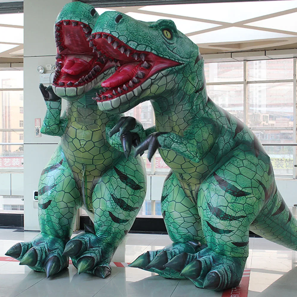 Новинка, 2 метра, маскарадный костюм для взрослых, костюм динозавра t-rex, вечерние, Пурим, фантазия, надувной, на Хэллоуин, карнавальный костюм для взрослых